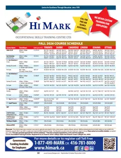 Page 22: Hi Mark Occupational Skills Training Centre Ltd.
