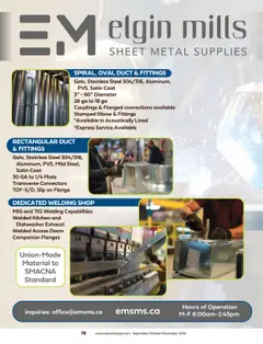 Page 78: Elgin Mills Sheet Metal Supplies
