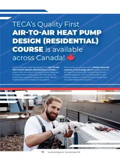 Page 14: TECA (Thermal Environmental Comfort Association)