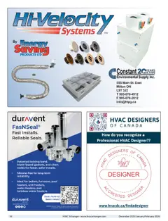Page 34: Constant Environmental Supply Inc., DuraVent Group, HVAC Designers of Canada