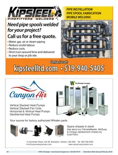 Page 30: Kipsteel Ltd., Canyon Air Products
