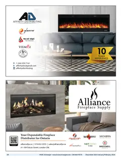 Page 58: Affinity Distributing, Alliance Fireplace Supply