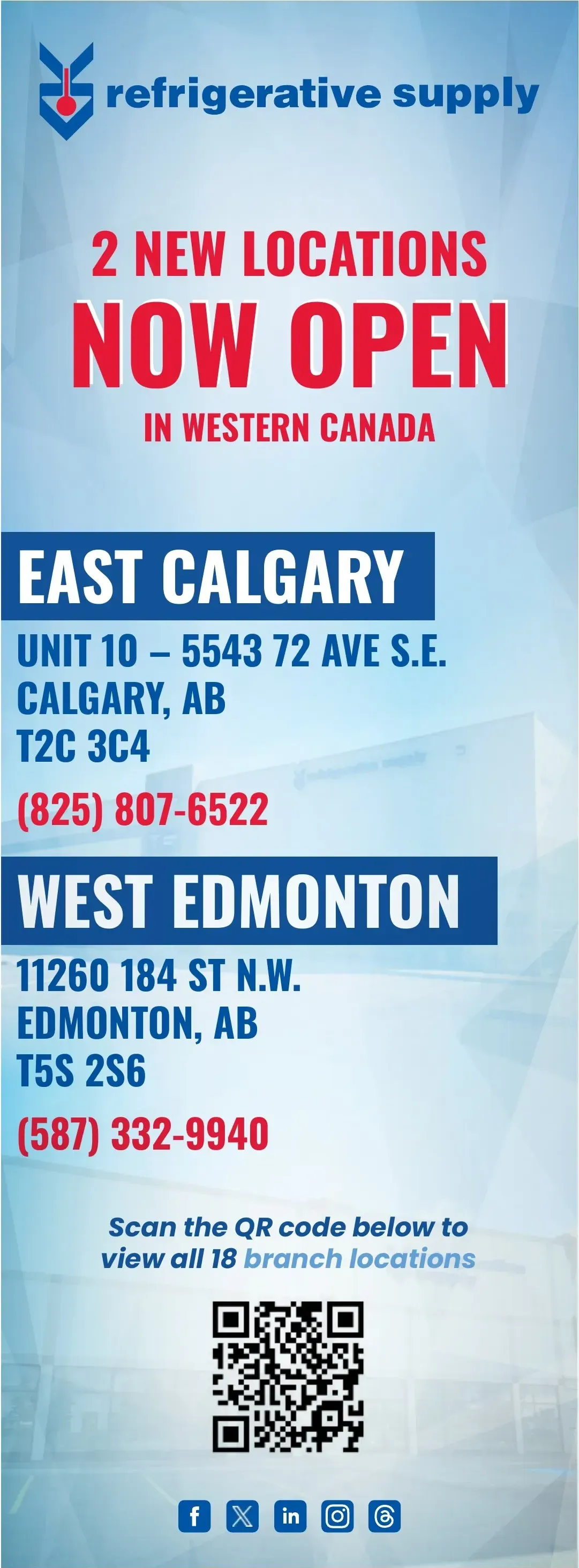 Refrigerative Supply ad, Winter 2023/24