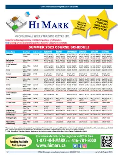 Page 12: Hi Mark Occupational Skills Training Centre Ltd.