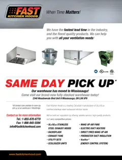 Page 24: Fast Kitchen Hoods