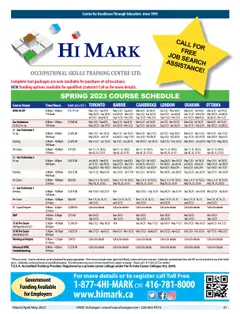 Page 41: Hi Mark Occupational Skills Training Centre Ltd.