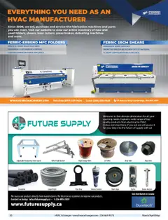 Page 20: Ferric Machinery, Future Supply