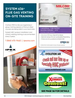 Page 60: IPEX, Milcor, Evolution Air, HVAC Xchanger