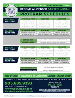 Page 31: Niagara & Halton Skilled Trades Academy