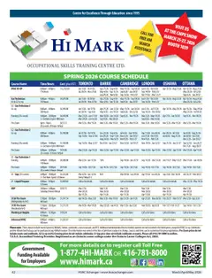 Page 42: Hi Mark Occupational Skills Training Centre Ltd.