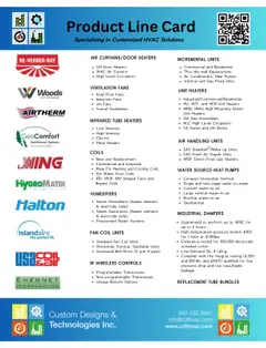 Page 51: Custom Designs & Technologies Inc.