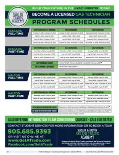 Page 20: Niagara & Halton Skilled Trades Academy